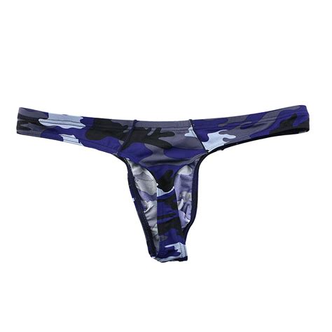 Buy Csmarte Mens Cool Camouflage Thong Underwearhot Low Rise Mens