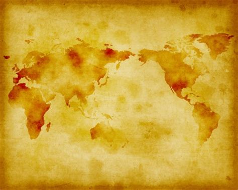 World Map Faded Wallpaper