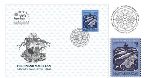 Magyar Posta Ltd Ferdinand Magellan Reached The Pacific Ocean 500