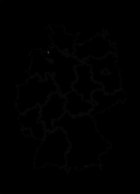 Printable Blank Map Of Germany Outline Transparent Png Map