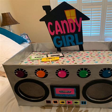 Old School Boom Box Candycupcake Centerpiece Etsy Diy 90s Party