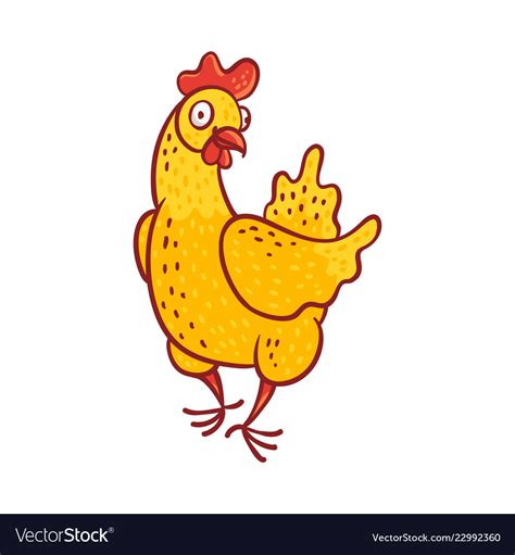 Funny Cartoon Chicken Images 6000 Vectors Stock Photos And Psd Files