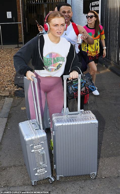 Maisie Smith Displays Her Curves In Leggings As She Leaves Rehearsals