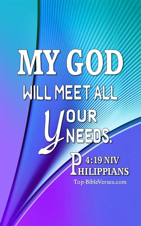 Philippians 419 Niv Bible Verse Images Scripture Pictures