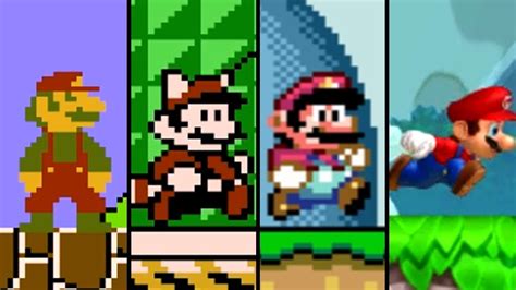 Evolution Of Mario In 2d Games 1983 2018 Youtube