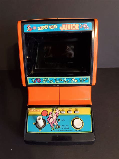 Vintage Collectible 1982 Donkey Kong Junior Mini Tabletop Arcade Game