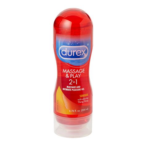 durex sensual massage and play 2 in 1 massage gel and personal lubricant intimate seductive lube