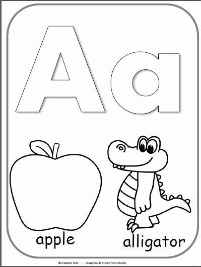 Alphabet Coloring Sheets A Z Pdf Elegant Letter A Alphabet Cards For