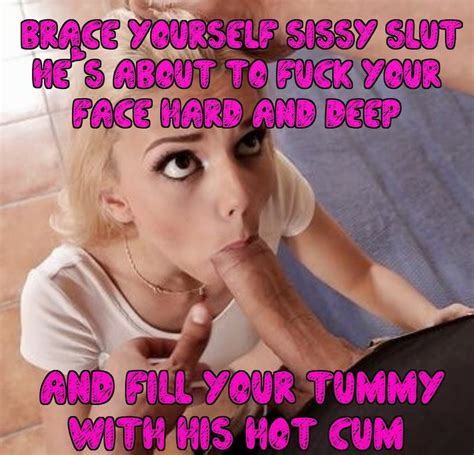 Blonde Sissy Caption Tummy Full Of Cum Constantlytoomuch