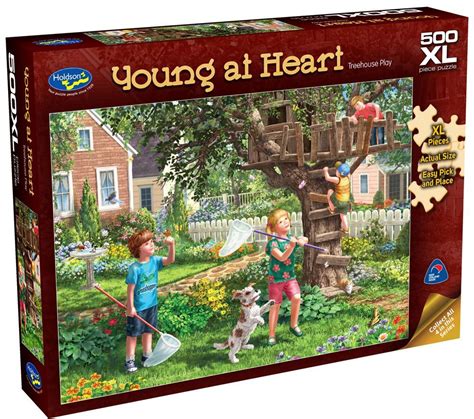 Holdson Young At Heart Treehouse Play 500 Piece Xl Puzzle Board