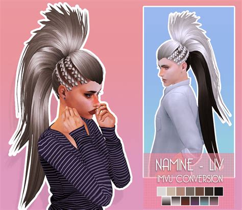 Down With Patreon The Sims 4 Patreon Namine Hair Максис Симс Прически