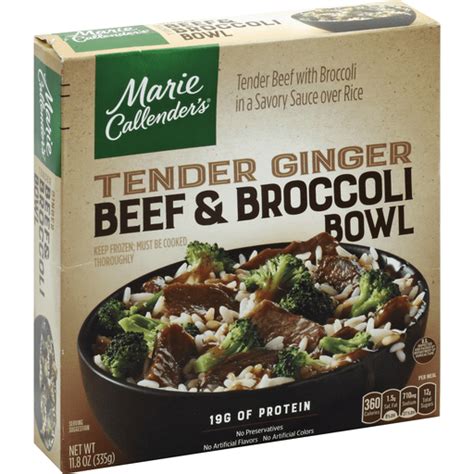 In stock at bedford park. Marie Callenders Meal, Bowl, Beef & Broccoli, Tender ...