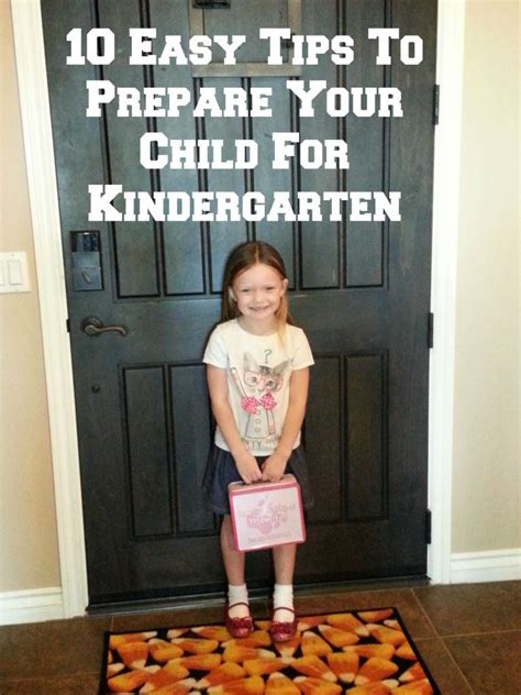 10 Easy Tips To Prepare Your Child For Kindergarten Its A Lovely Life