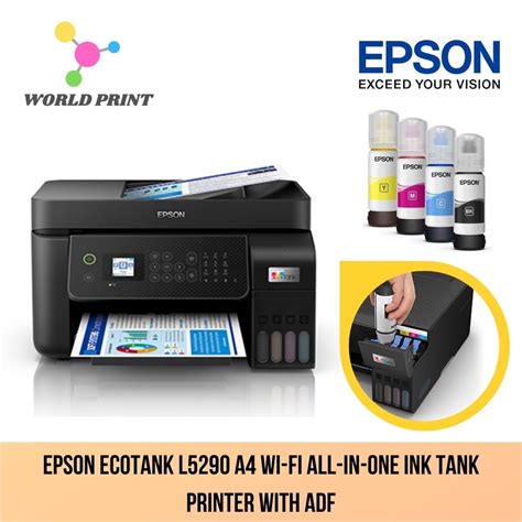 Epson Ecotank L5290 A4 Wi Fi All In One Ink Tank Printer With Adf