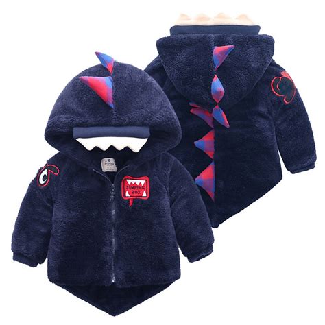 Arloneet Jacket Baby Dinosaur Hooded Coat Infant For Boys Girls Autumn