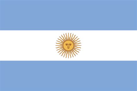 Die argentinische flagge ist eine vertikale trikolore und zeigt in der mitte das nationale emblem. Die Flagge von Argentinien - Bedeutung von Farben und Symbolen