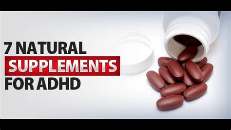 7 Natural Supplements For Adhd Youtube