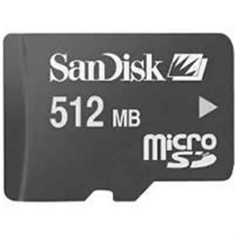 Sandisk 512mb Sdsdq 512 Microsd Secure Digital Card