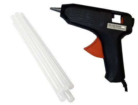 Buy High Performance 40 Watt Hot Melt Glue Gun With 5 Glue Sticks Free