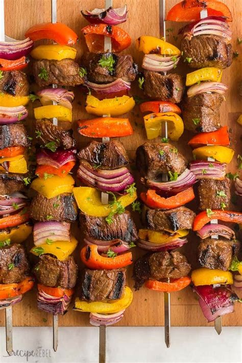 Steak Kabobs With The Best Marinade The Recipe Rebel