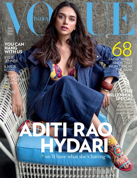 Aditi Rao Hydari Shot On Oneplus 6 For Vogue Indias Cover Photo
