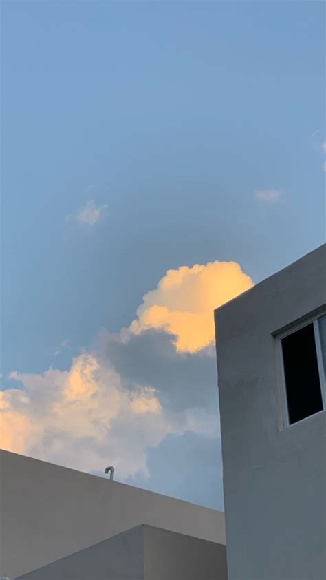 Aesthetics Sky Beige Estetika Langit Fotografi Alam Latar Belakang