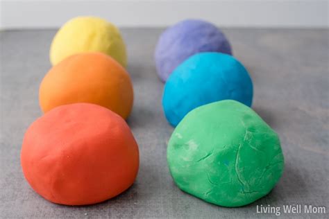 Easy Gluten Free Playdough In Less Than 5 Minutes Living Well Mom