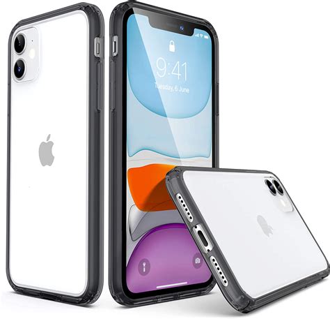 Ulak Compatible With Iphone 11 Case Clear With Color Border
