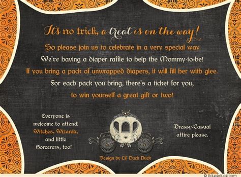 If you wish to see other invitations go to tinyprints.com where you can find a large selection of personalized halloween cards and invites. Halloween Baby Shower Invitations | FREE Printable Baby ...