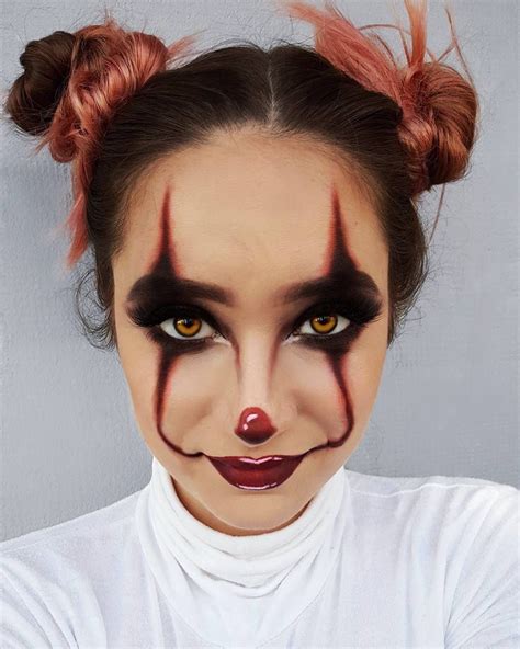 Halloween Make Up Clown Frau De Make Up
