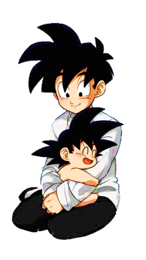 Just Like Dadgohan And Baby Goten By Princeofdbzgames On Deviantart
