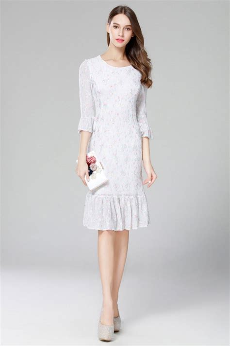 Choose your wedding party attendants. Gorgeous Knee Length Cocktail Party Wedding Guest Summer ...