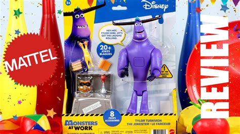 Disney Mattel Monsters At Work Toys Tylor Tuskmon The Jokester Talking
