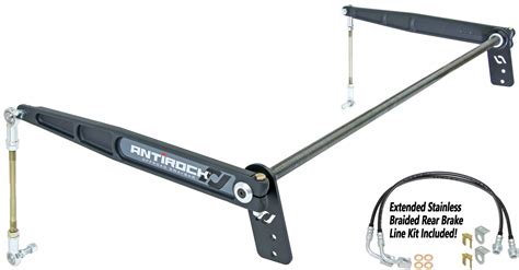 Rockjock Ce 9900jkr4 Rear Anti Rock Sway Bar Kit With Forged Arms For