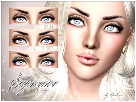 Pralinesims Supreme Eyeliner Sims 3 Mods Sims 4 Sims 3 Makeup Sims
