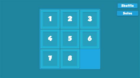Sliding Numbers Puzzle 3x3 By Nebula Games