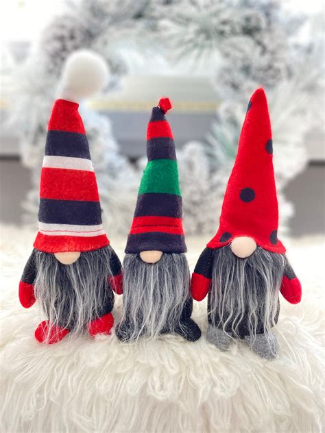 Christmas Gnome Handmade Gnomes Holiday Gifts Cute Christmas