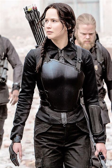 Katniss In Black Armour Hunger Games Pinterest Hunger Games Katniss Everdeen And Mockingjay