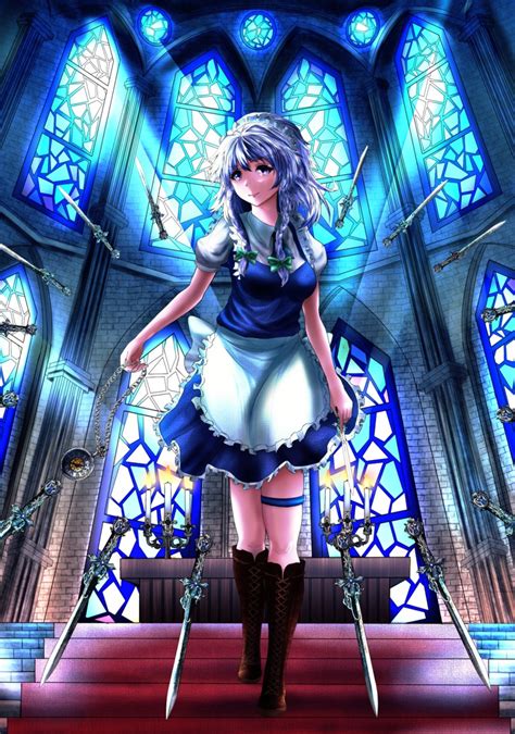 Joujia Joooziaa Izayoi Sakuya Touhou Silver Hair Bad Id Bad