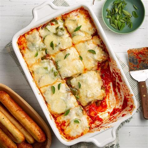 Easy Vegetable Lasagna Recipe How To Make It Taste Of Home