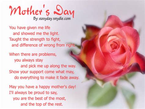 Mothers Day Poems 2023 Short Funny Christian Poem Prayer From Child