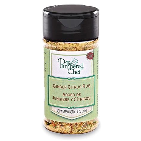 Ginger Citrus Rub Pampered Chef Pampered Chef Recipes Onion