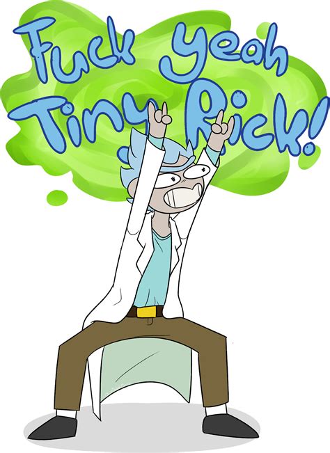 Download Rick And Morty Rick Sanchez Tiny Rick Randm Rick Morty Cartoon