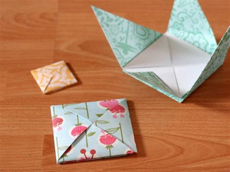Origami Star In A Jar Falten Papier Umschlag Enveloppe Papiers