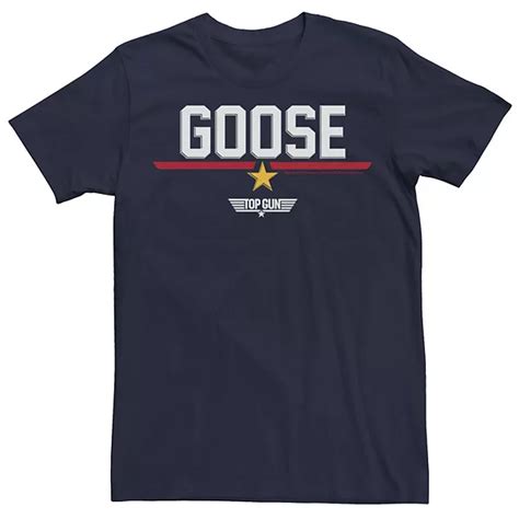 Mens Top Gun Goose Logo Tee