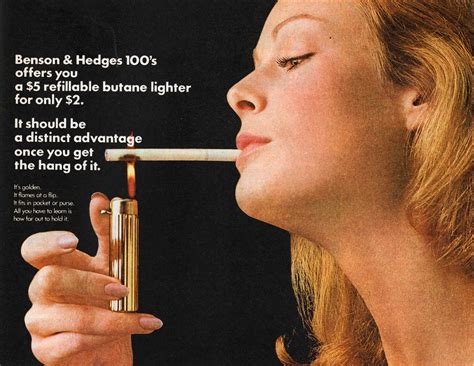 Benson And Hedges Cigarette Advertisement A Flashbak