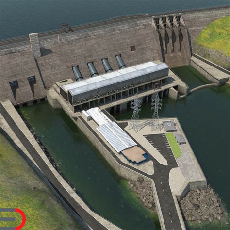 Artstation 3d Hydroelectric Dam