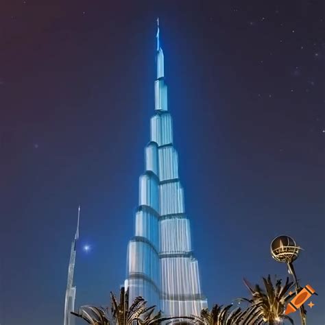 Photo Realistic And Highly Detailed Image Of The Burj Khalifa Standing
