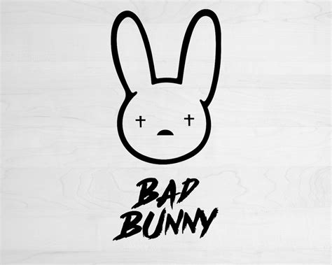 Bad Bunny Logo Svg Bad Bunny Svg Bad Bunny Vector Bad Bunny Etsy