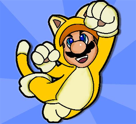 Cat Mario By Mariovspeach On Deviantart